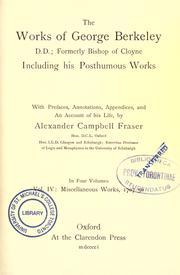 Cover of The works by George Berkeley