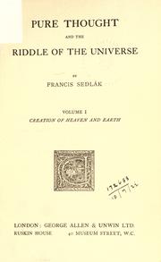 Front cover of A general and introductory view of Professor Kant's principles concerning man, the world, and the deity, submitted to the consideration of the learned by F. A. Nitsch