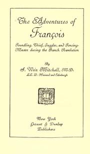 Front cover of The adventures of François by S. Weir Mitchell