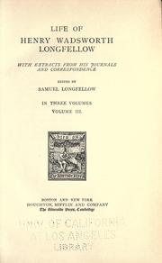 Cover of The works of Henry Wadsworth Longfellow by Henry Wadsworth Longfellow