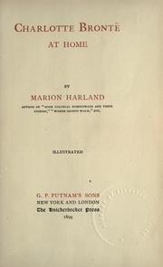 Front cover of Charlotte Brontë at home by Marion Harland