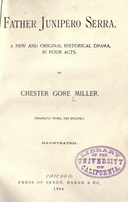 Front cover of Father Junipero Serra by Chester Gore Miller