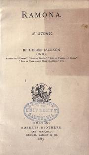 Front cover of Ramona by Helen Hunt Jackson