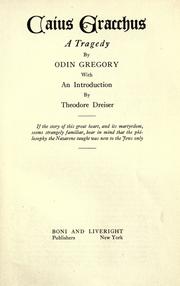 Cover of Caius Gracchus by Joseph G. Robin