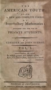 Front cover of The American youth by Consider Sterry