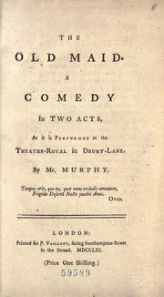 Cover of The old maid by Arthur Murphy