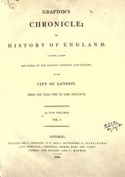 Front cover of Grafton's chronicle by Richard Grafton