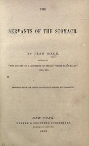 Cover of The servants of the stomach by Jean Macé