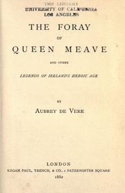 Cover of The Foray Of Queen Meave by Aubrey De Vere