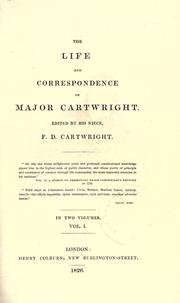 Front cover of The life and correspondence of Major Cartwright by Cartwright, John