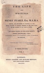Front cover of The life and writings of Henry Fuseli by Henry Fuseli