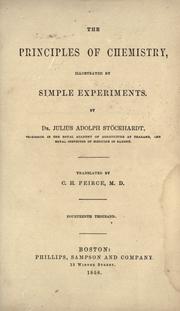 Cover of The principles of chemistry by Julius Adolph Stöckhardt