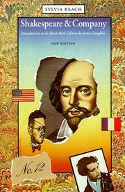 Front cover of Shakespeare and Company by Sylvia Beach