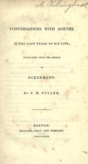 Front cover of Goethes Gespräche, ohne die Gespräche mit Eckermann by Johann Wolfgang von Goethe