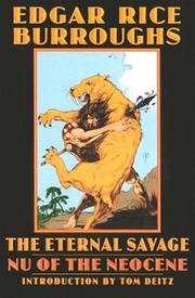 Front cover of THE ETERNAL SAVAGE (originally The Eternal Lover) (Tarzan) by Edgar Rice Burroughs