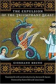 Front cover of Spaccio de la bestia trionfante by Giordano Bruno