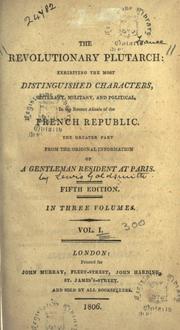 Cover of The revolutionary Plutarch by Stewarton.