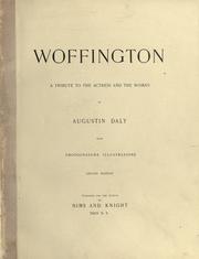 Cover of Woffington by Augustin Daly