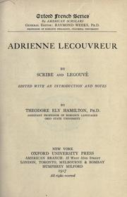 Cover of Adrienne Lecouvreur by Eugène Scribe