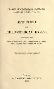 Front cover of The works of Frederick Schiller by Friedrich Schiller