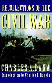 Cover of Recollections of the Civil War by Charles A. Dana