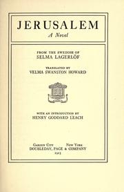 Cover of Jerusalem by Selma Lagerlöf