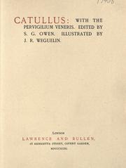 Front cover of Catullus: with the Pervigilium Veneris by Gaius Valerius Catullus
