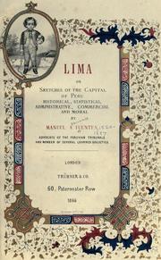 Cover of Lima by Manuel Atanasio Fuentes