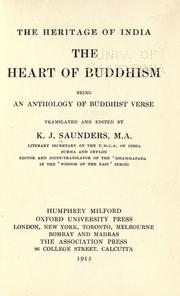 Front cover of The heart of Buddhism by Kenneth J. Saunders