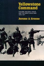 Cover of Yellowstone Command by Jerome A. Greene