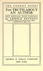 Cover of The truth about an author by Arnold Bennett