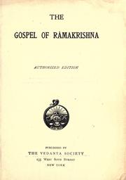 Front cover of The gospel of Râmakrishna by Ramakrishna