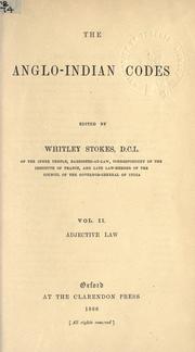 Cover of The Anglo-Indian codes by Whitley Stokes