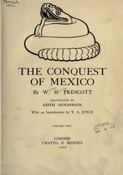 Cover of The conquest of Mexico by William Hickling Prescott