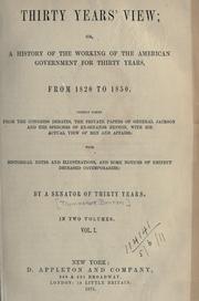 Cover of Thirty years' view by Thomas Hart Benton