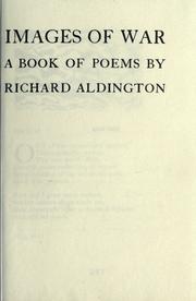 Front cover of Images of war by Richard Aldington
