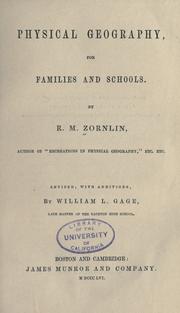 Front cover of Physical geography for families and schools by Rosina Maria Zornlin