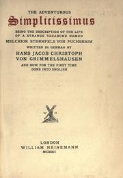 Cover of Simplicissimus by Hans Jakob Christoffel von Grimmelshausen