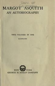 Front cover of An autobiography by Oxford and Asquith countess of.