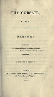 Cover of The corsair by Lord Byron
