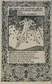 Cover of Hero and Leander by Christopher Marlowe