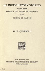 Front cover of Illinois history stories by Campbell, William H.