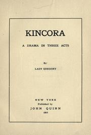 Cover of Kincora by Augusta Gregory