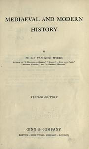 Cover of Mediaeval and modern history by P. V. N. Myers