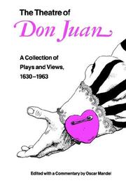 Cover of The Theatre of Don Juan by Oscar Mandel