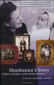 Front cover of Shoshanna's Story by Elaine Kalman Naves