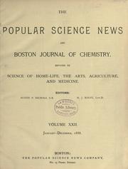 Front cover of Popular science news by James Robinson Nichols