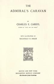 Cover of The admiral's caravan by Charles E. Carryl