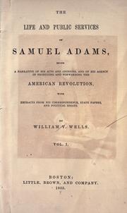Front cover of The life and public services of Samuel Adams by Wells, William V.