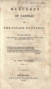 Front cover of Mercedes of Castile, or, The voyage to Cathay by James Fenimore Cooper